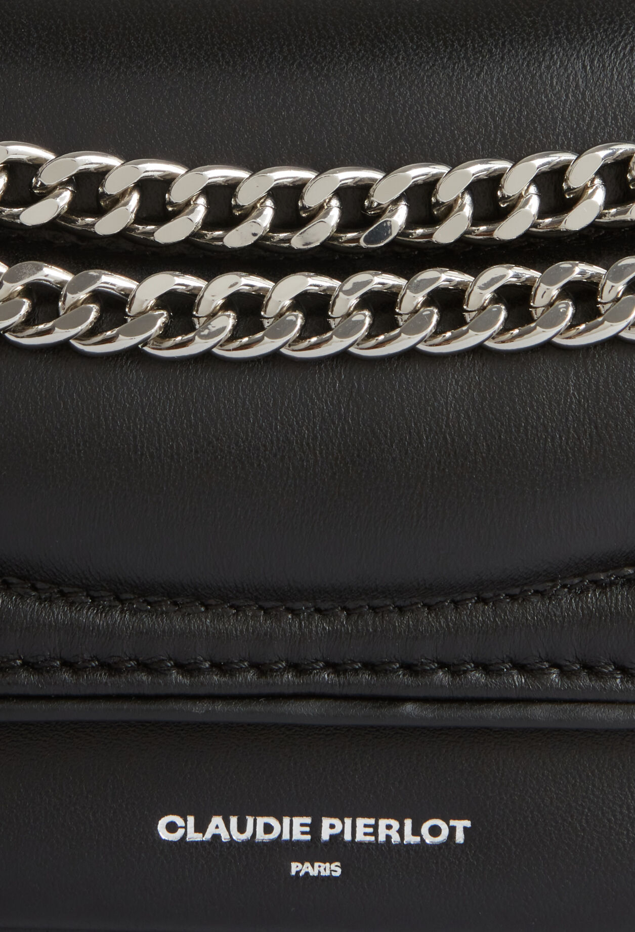 Angelina black quilted leather bag