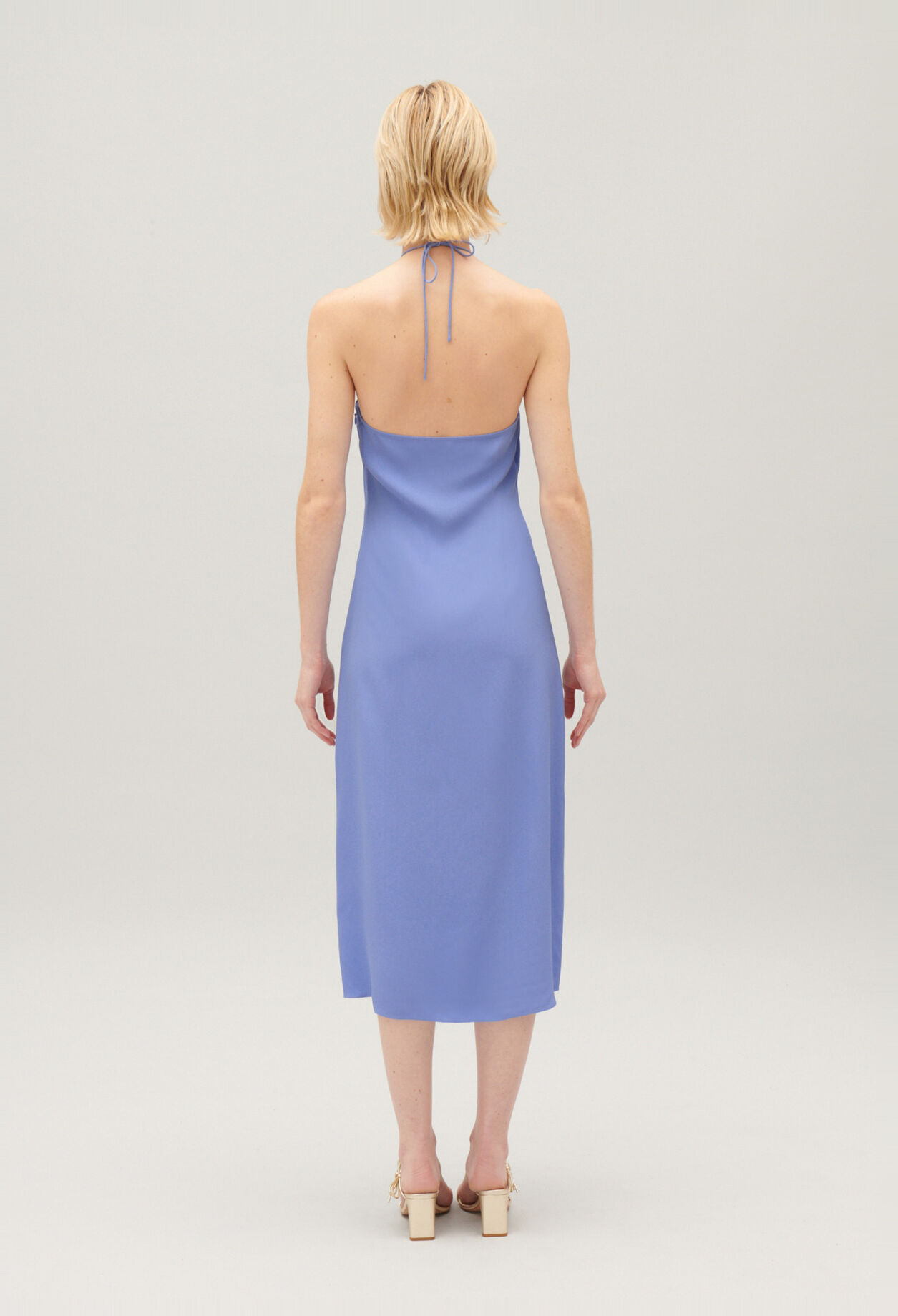 Short backless dress