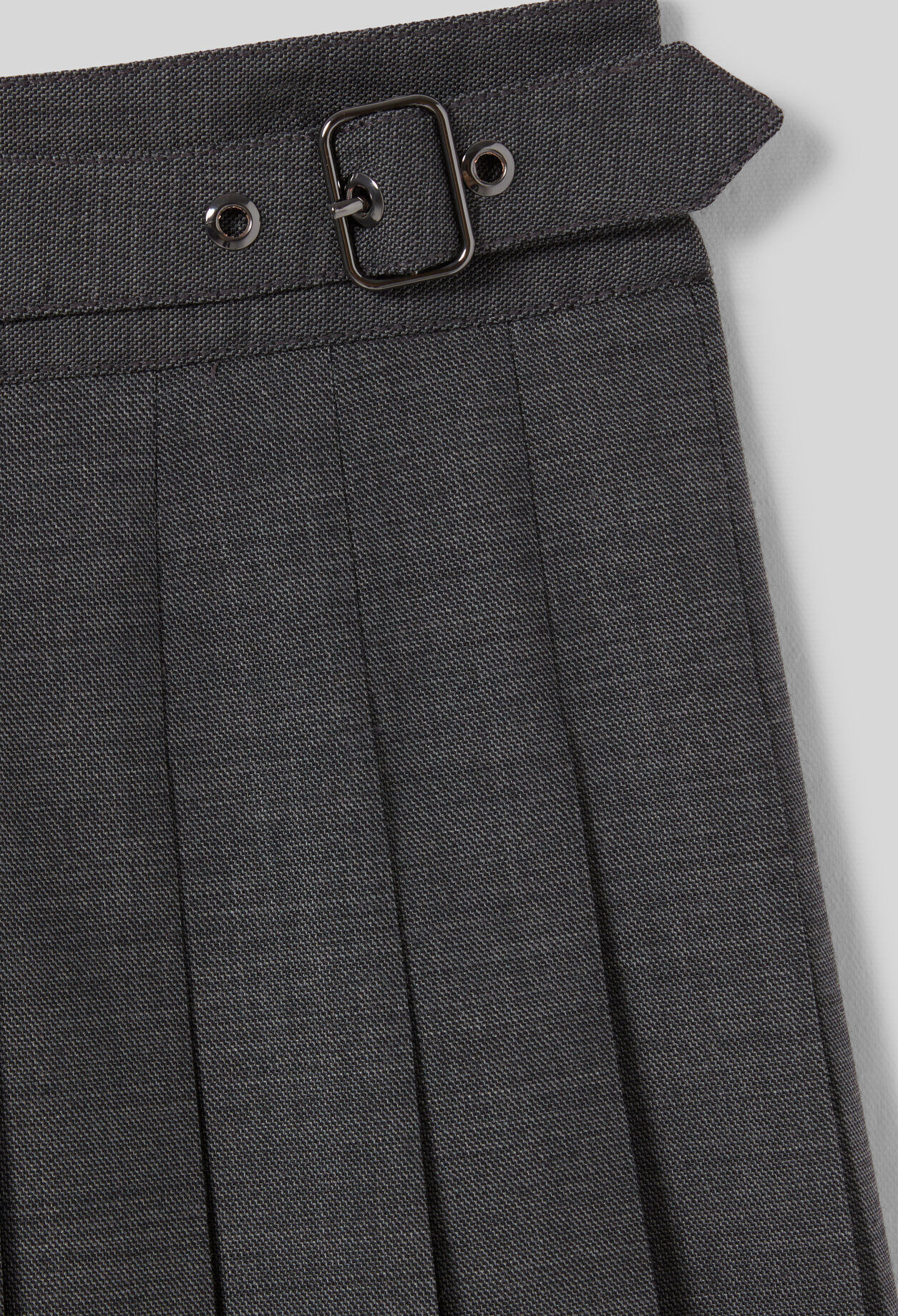 Pleated mini skirt
