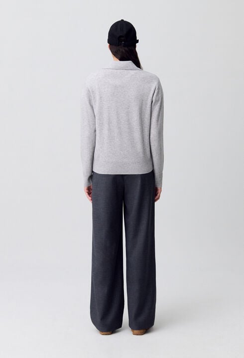 Wool Polo Jumper