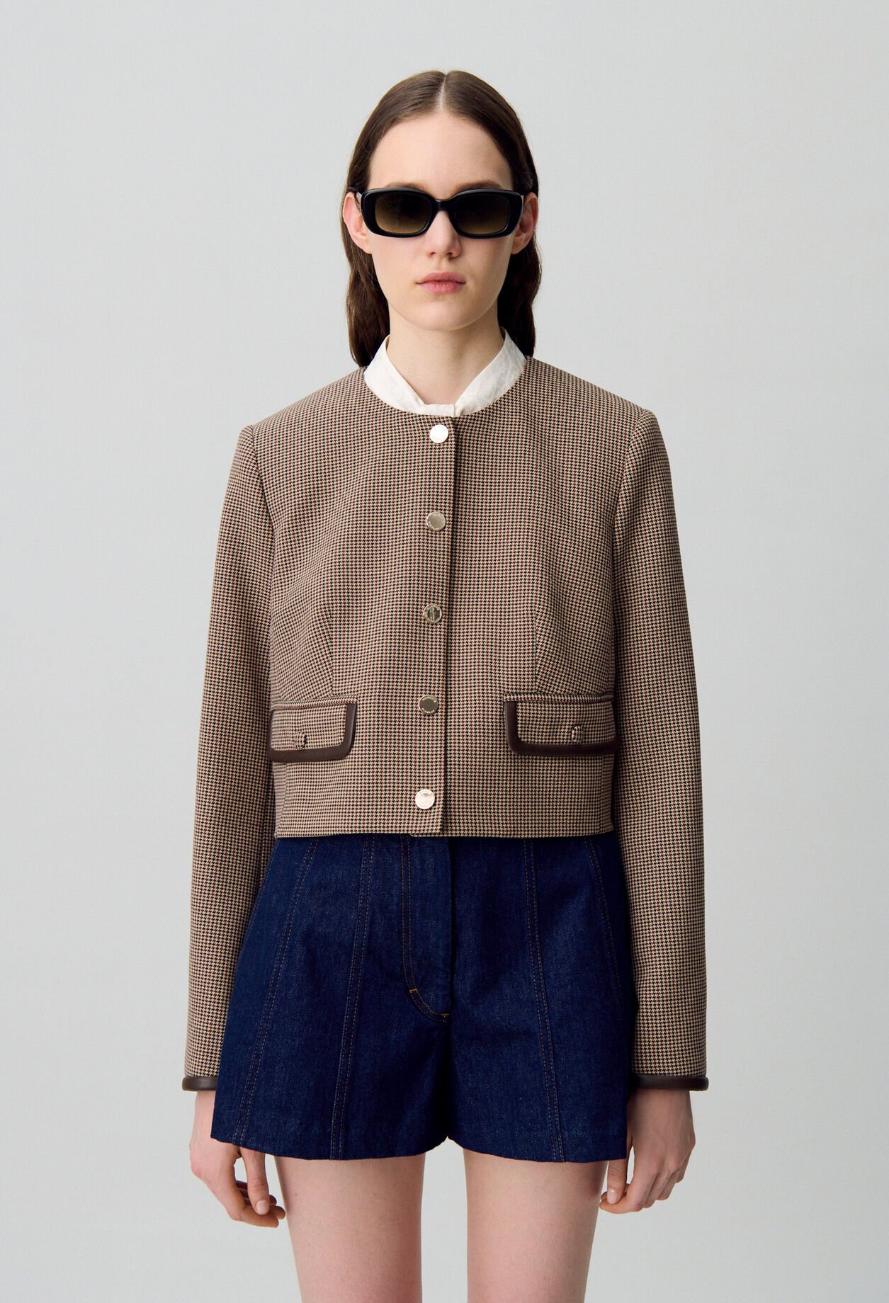 Cropped Boxy Jacket