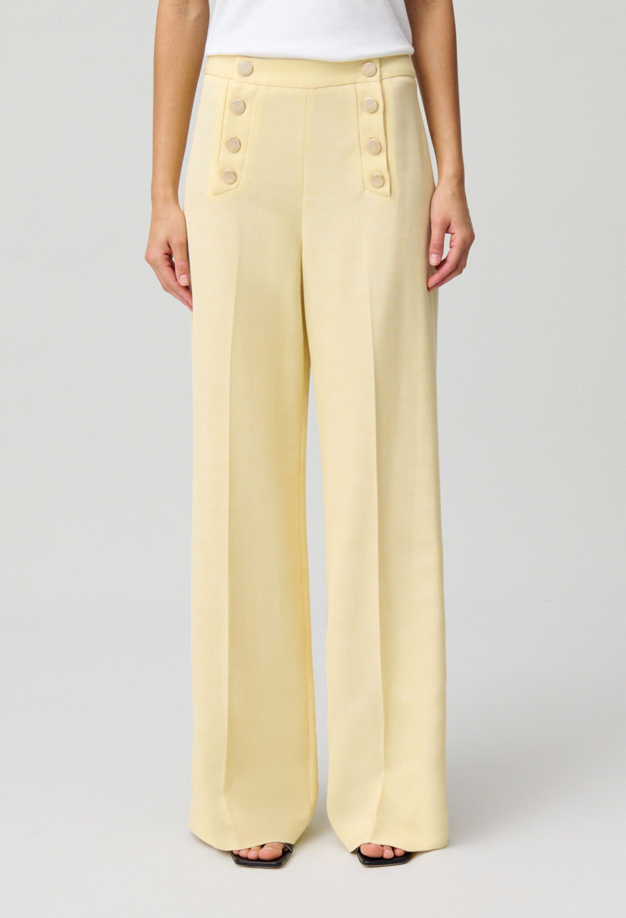 Straight-Leg Sailor Trousers