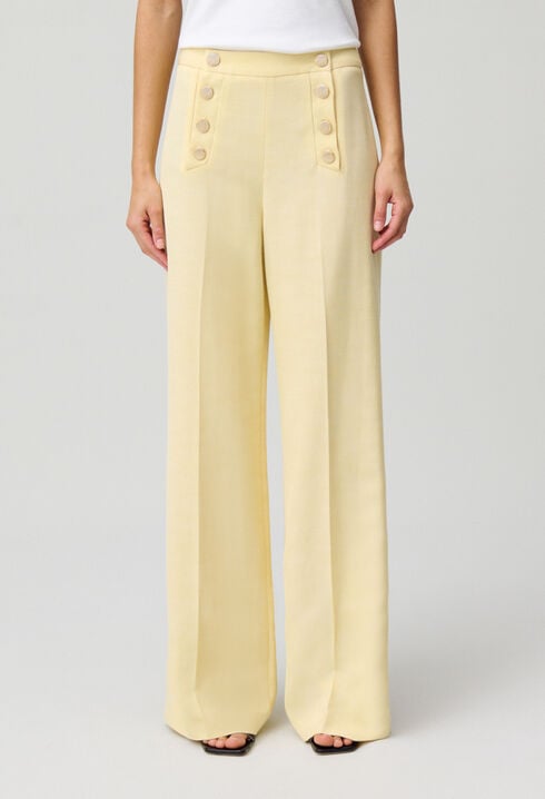 Straight-Leg Sailor Trousers