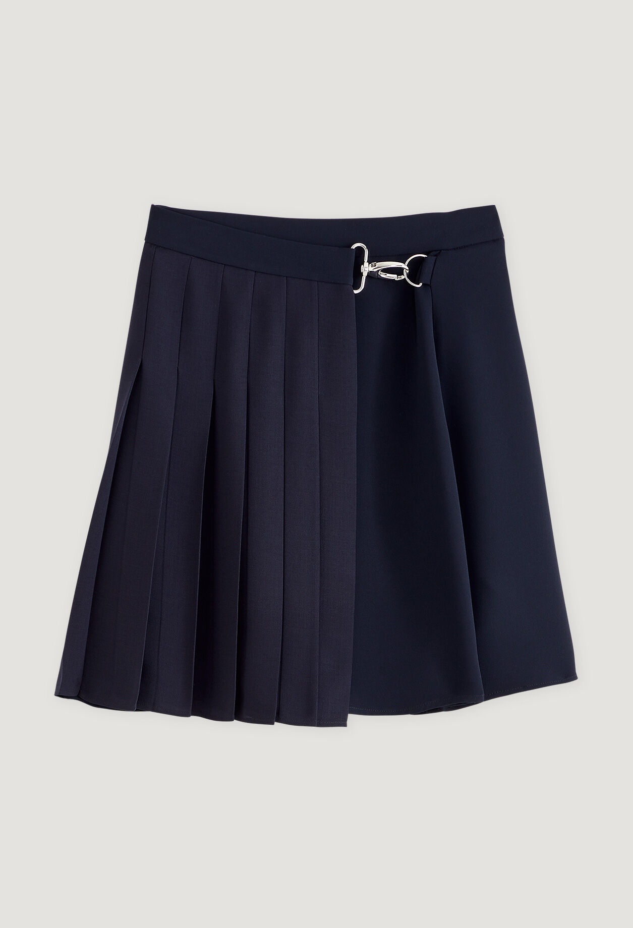 Pleated mini skirt
