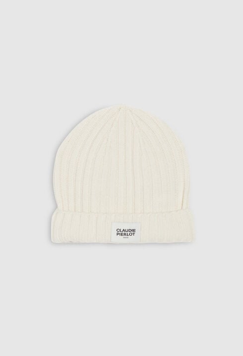 Ribbed-knit hat