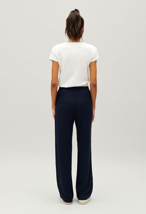 Navy sports trousers