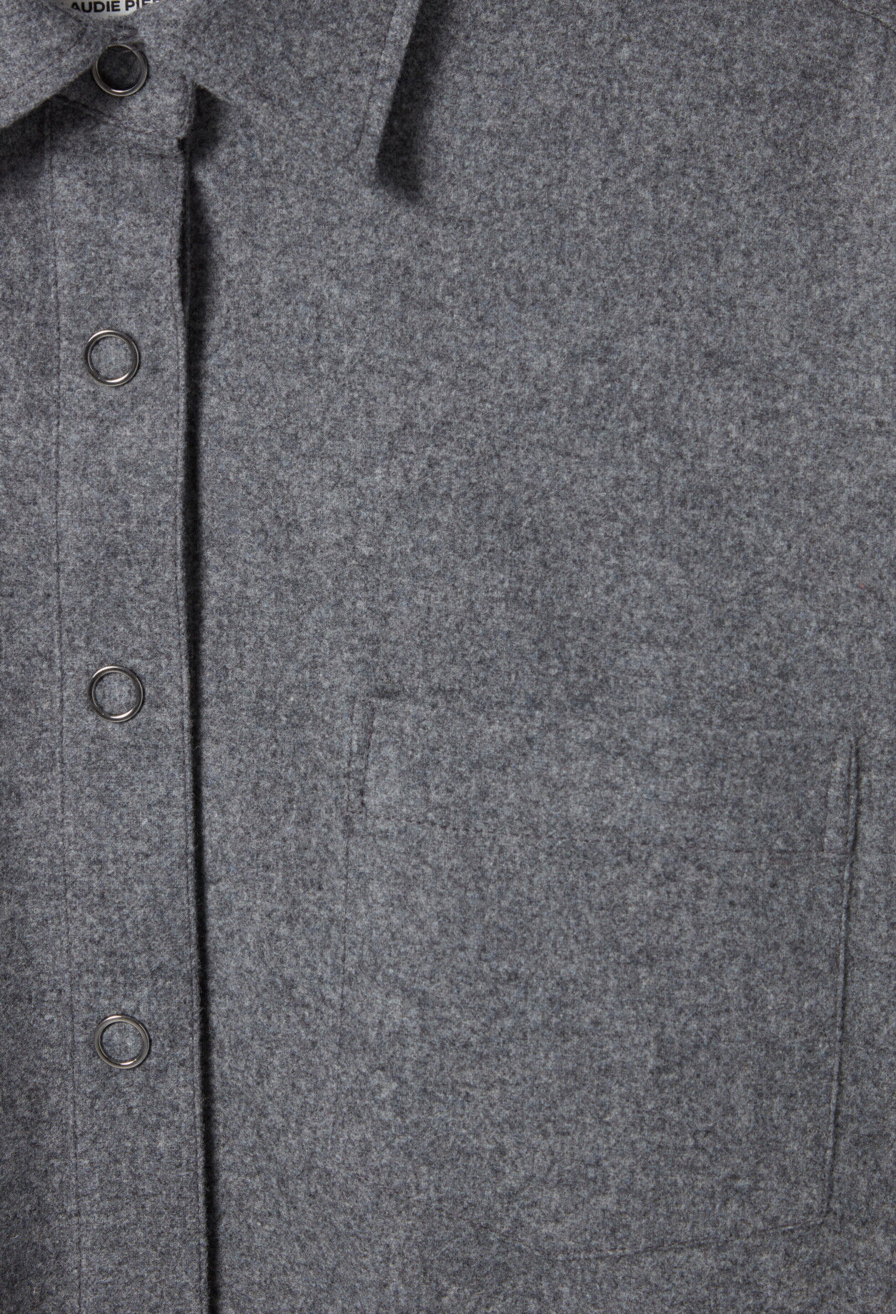 Oversized grey shacket