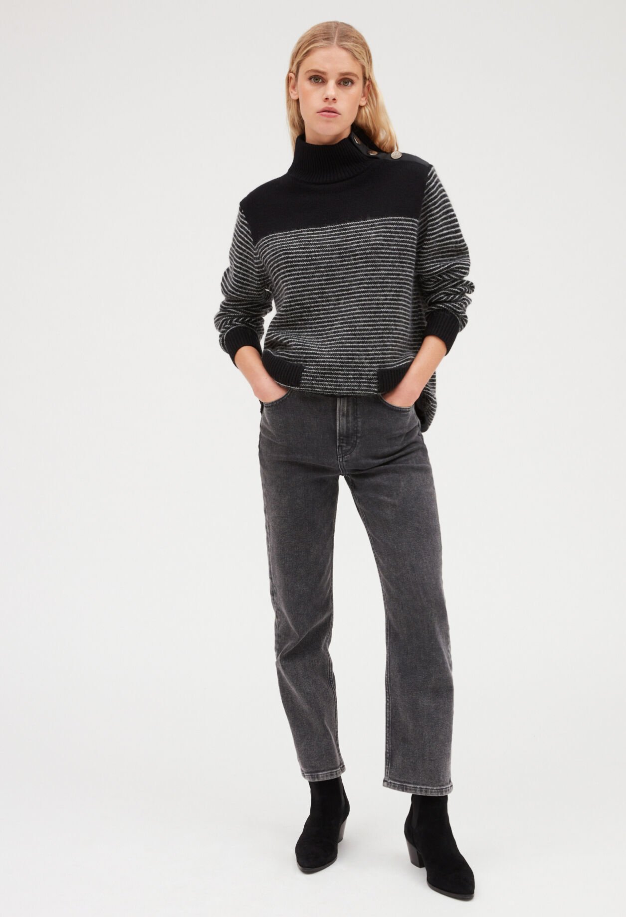 Striped jumper in knitwear