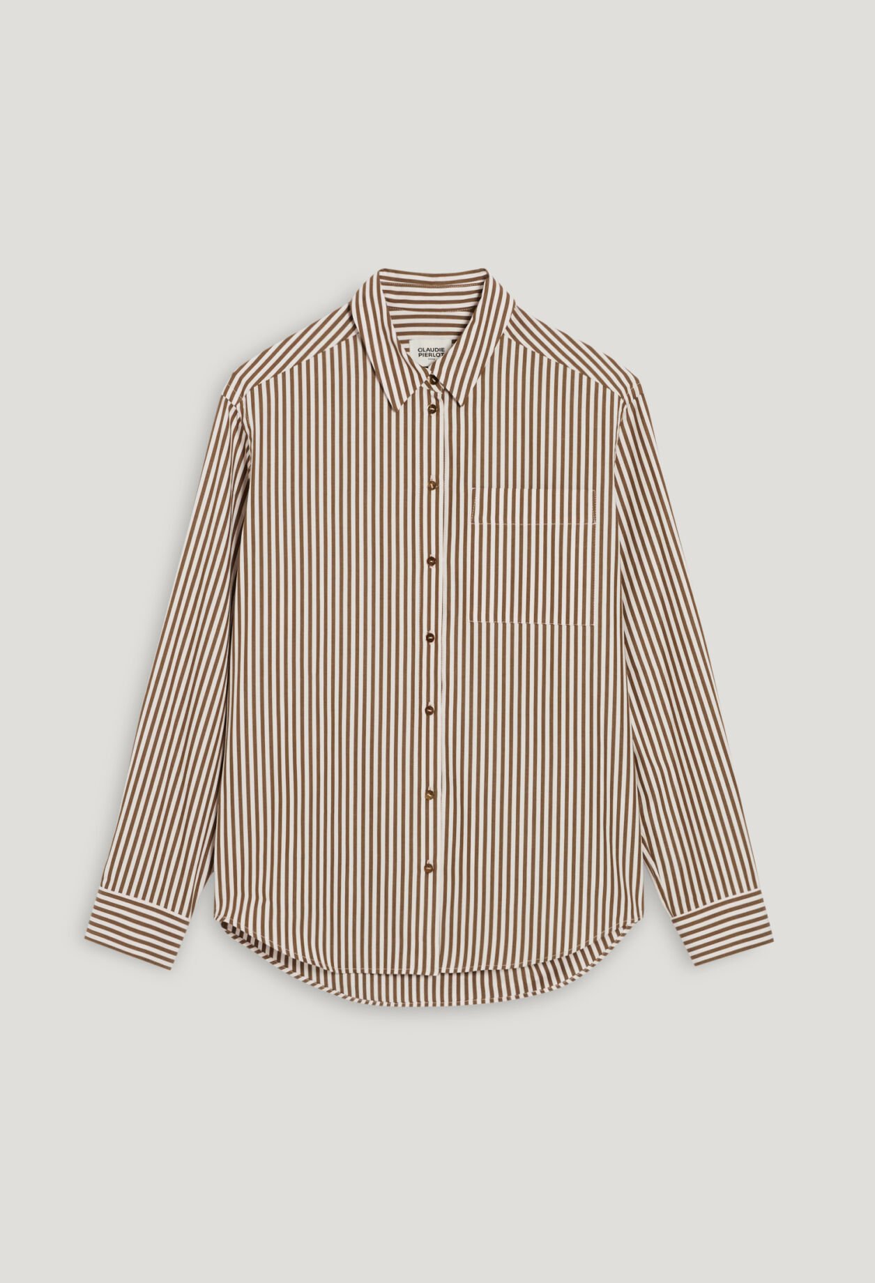 Bronze striped shirt