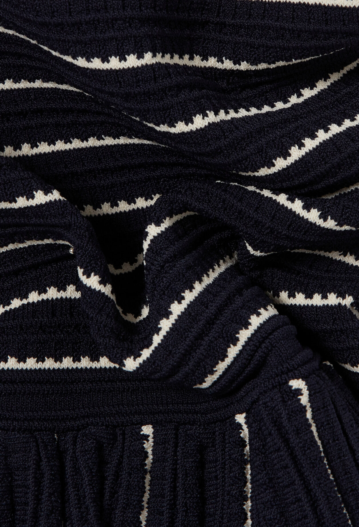 Striped knit top