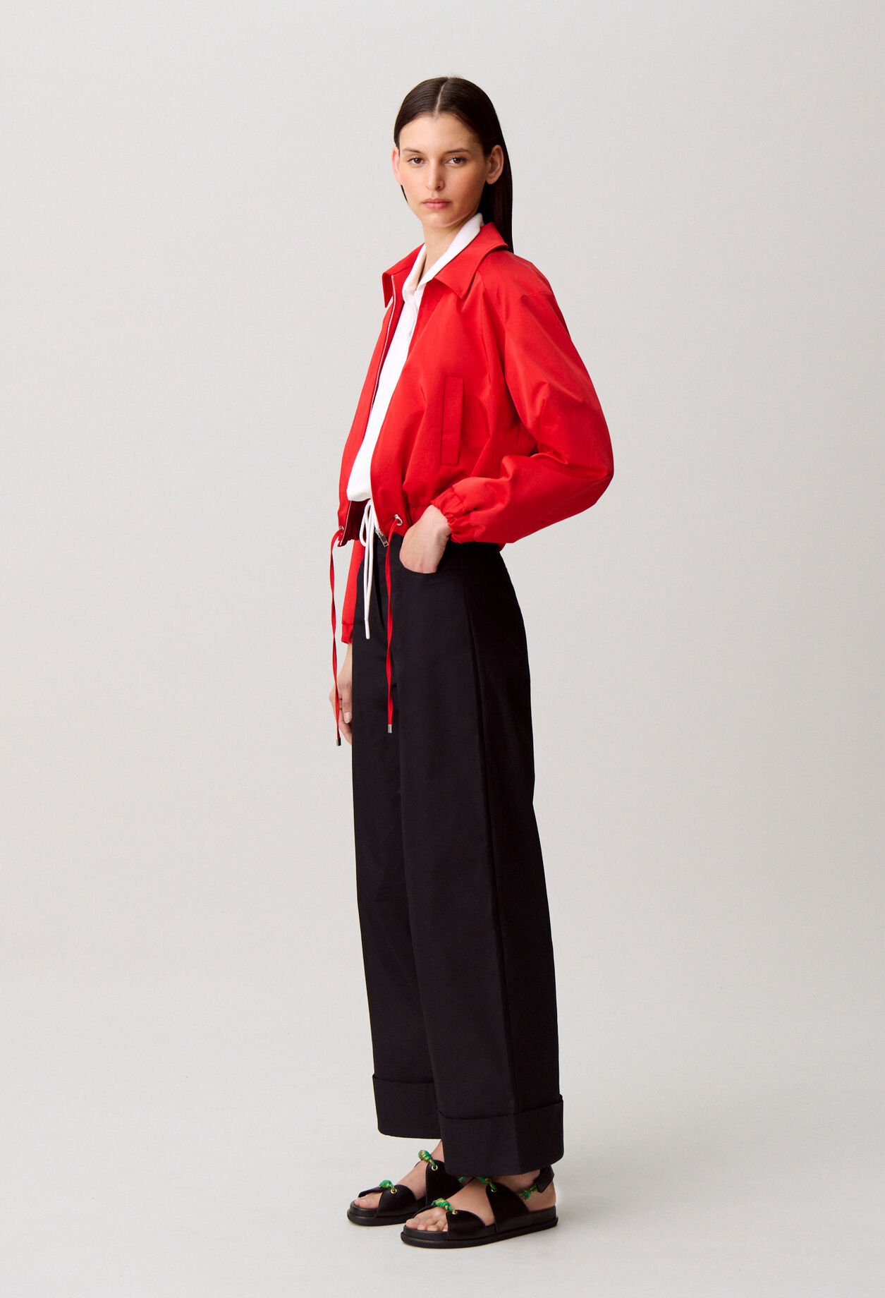Wide-leg trousers