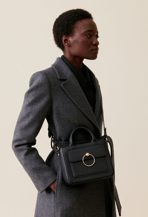 Anouck Grained Leather Bag