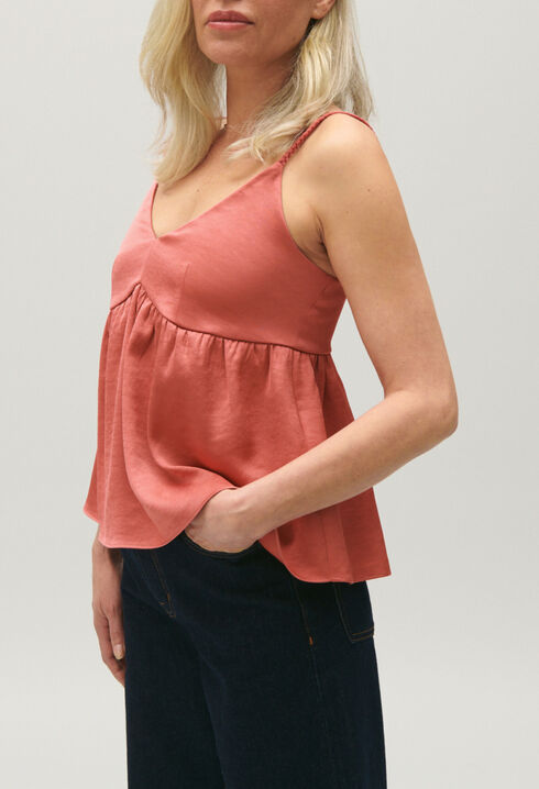 Terracotta strappy top