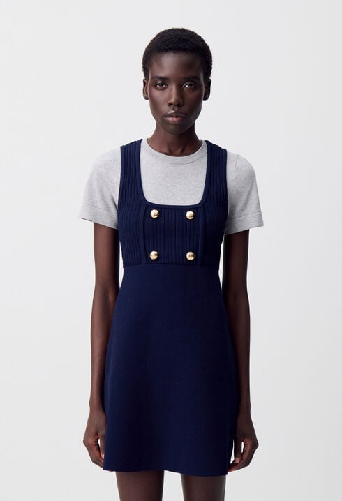 Short Knit T-Shirt Dress