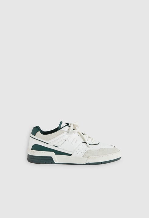 Sneakers blanches cuir