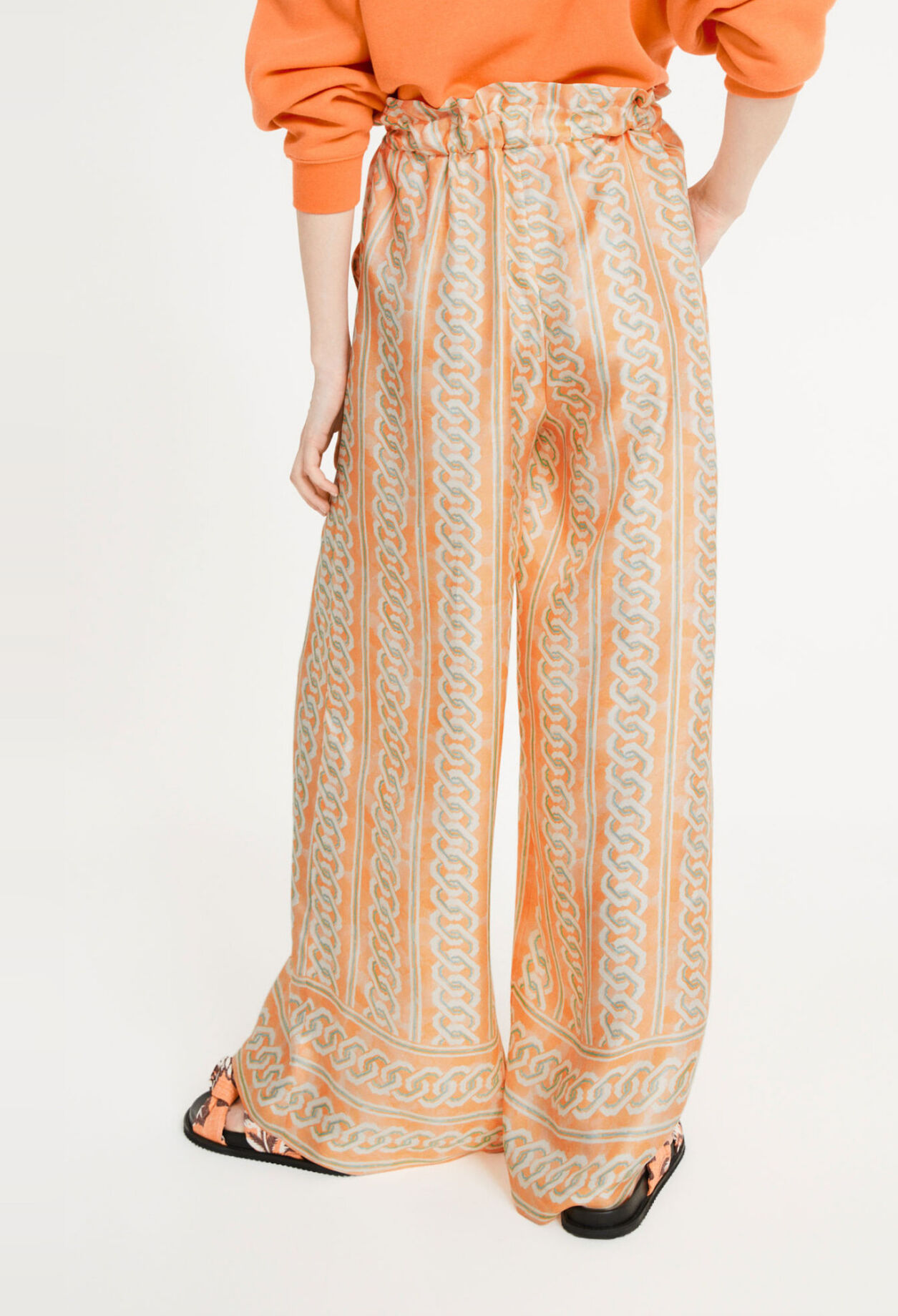 Printed trousers