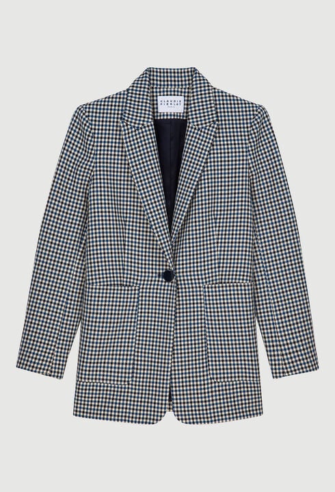 Checked jacket