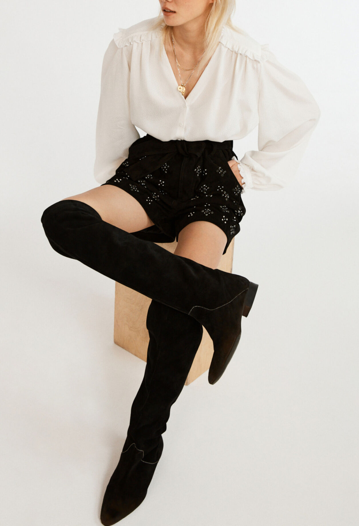 Ruffled shirt