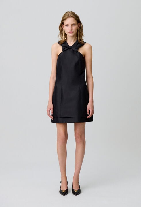 Short bow dress