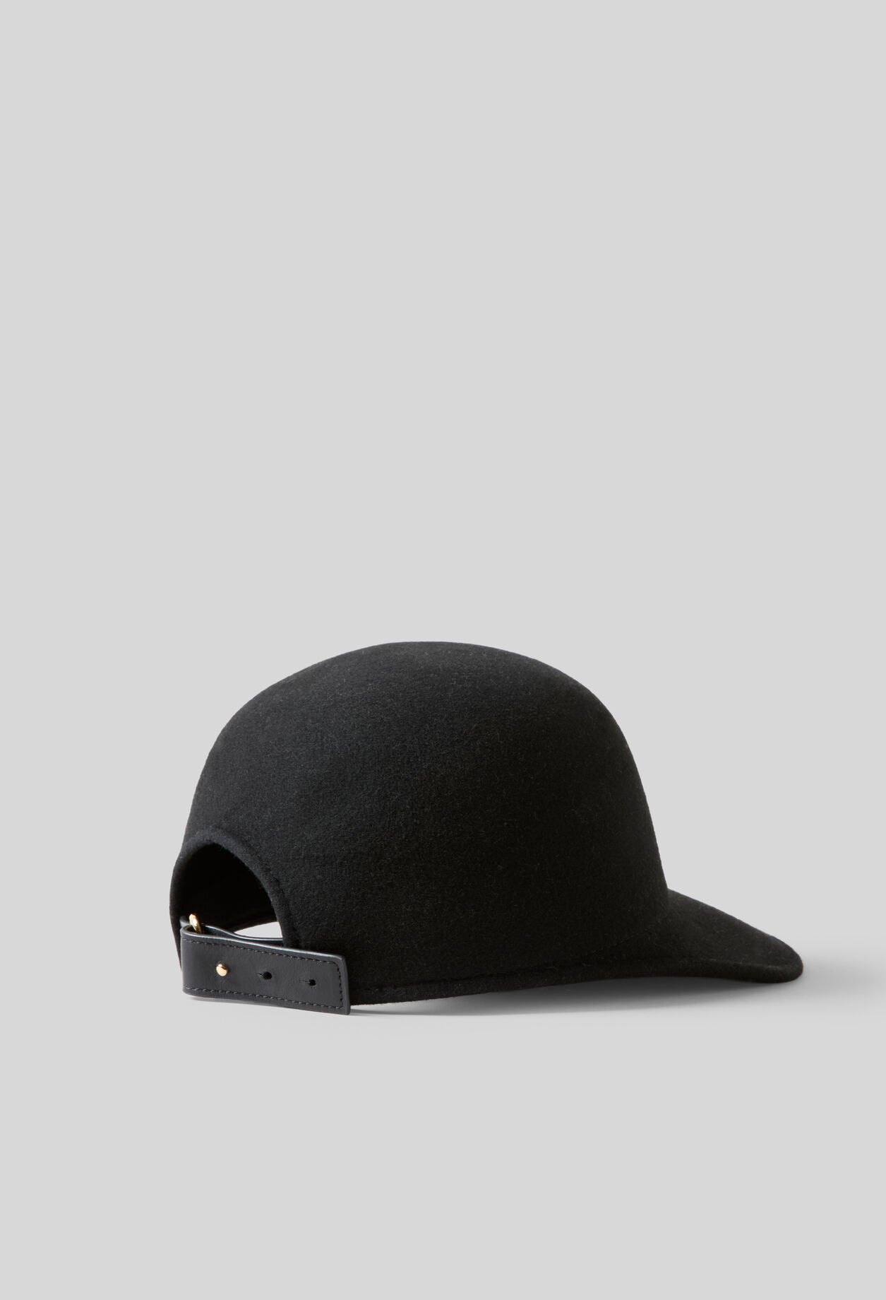 Camel wool felt cap