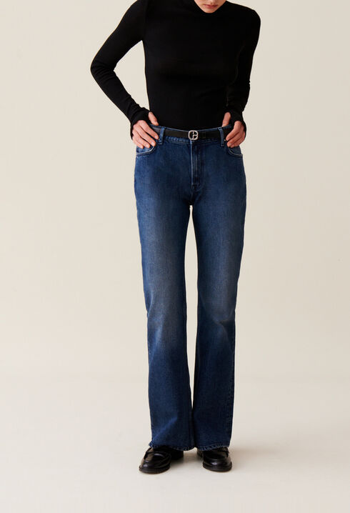 Wool top with long sleeves