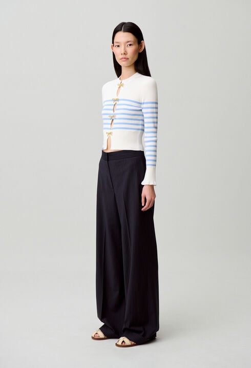 Fine-knit jumper