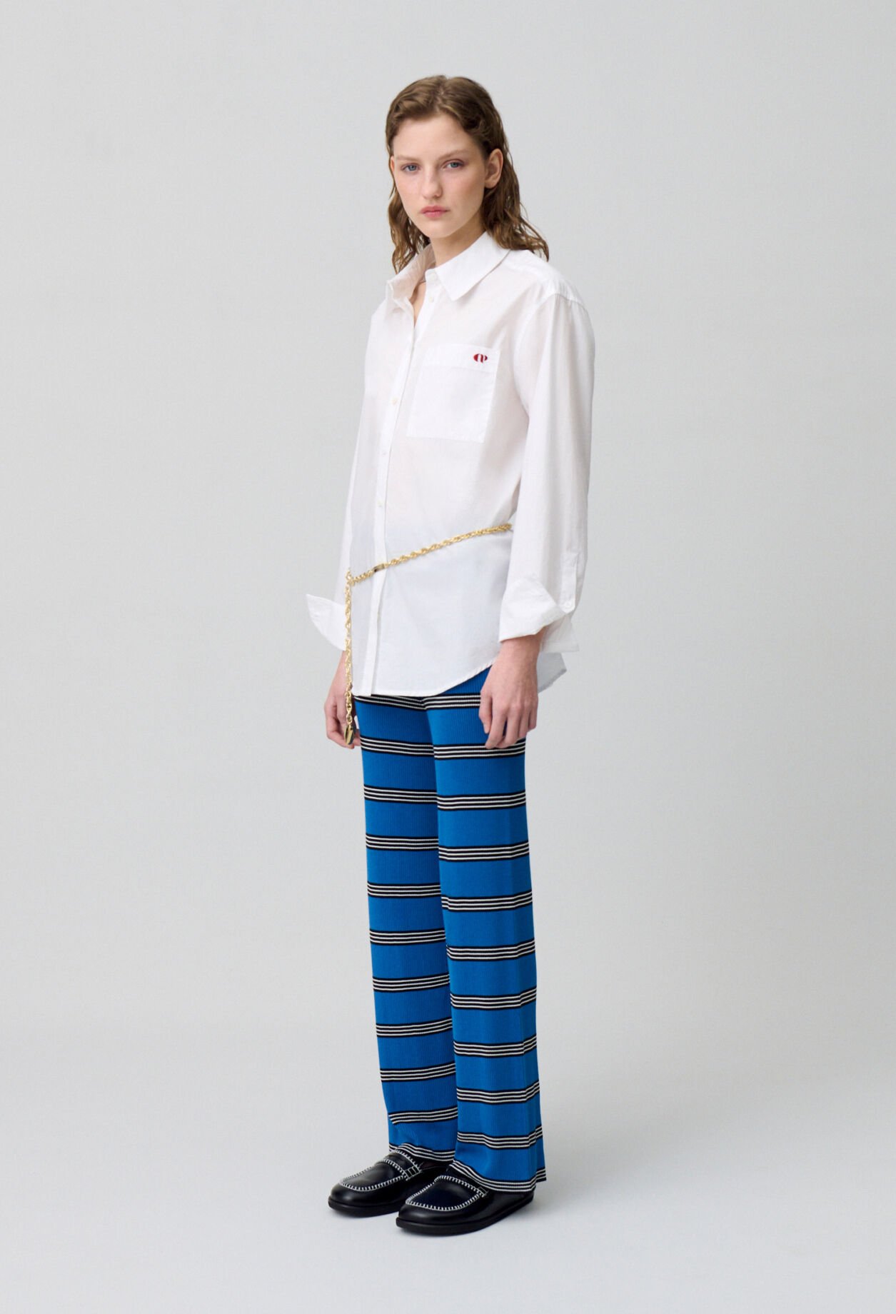 Slim-Fit Fine Knit Trousers