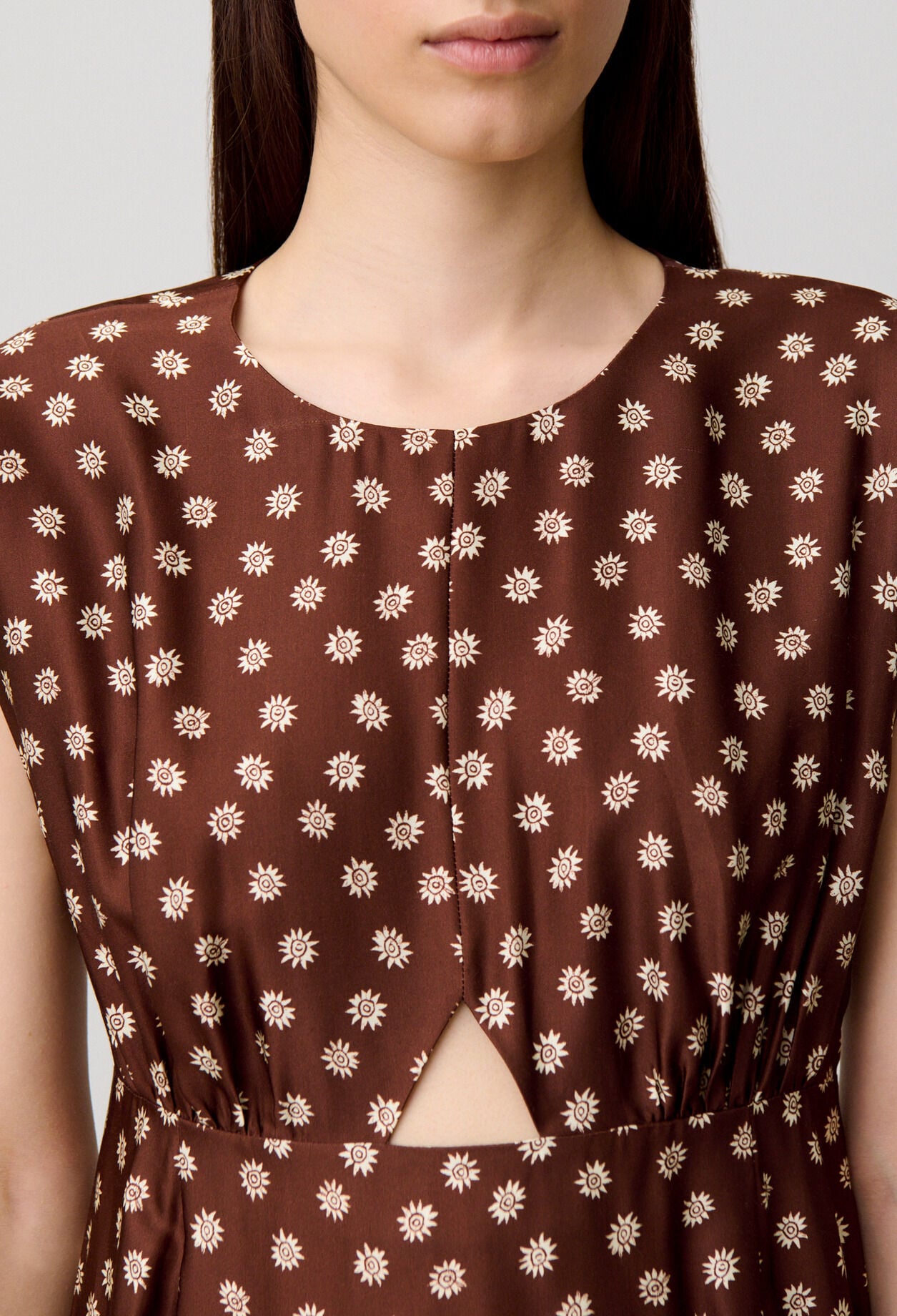 Printed maxi dress