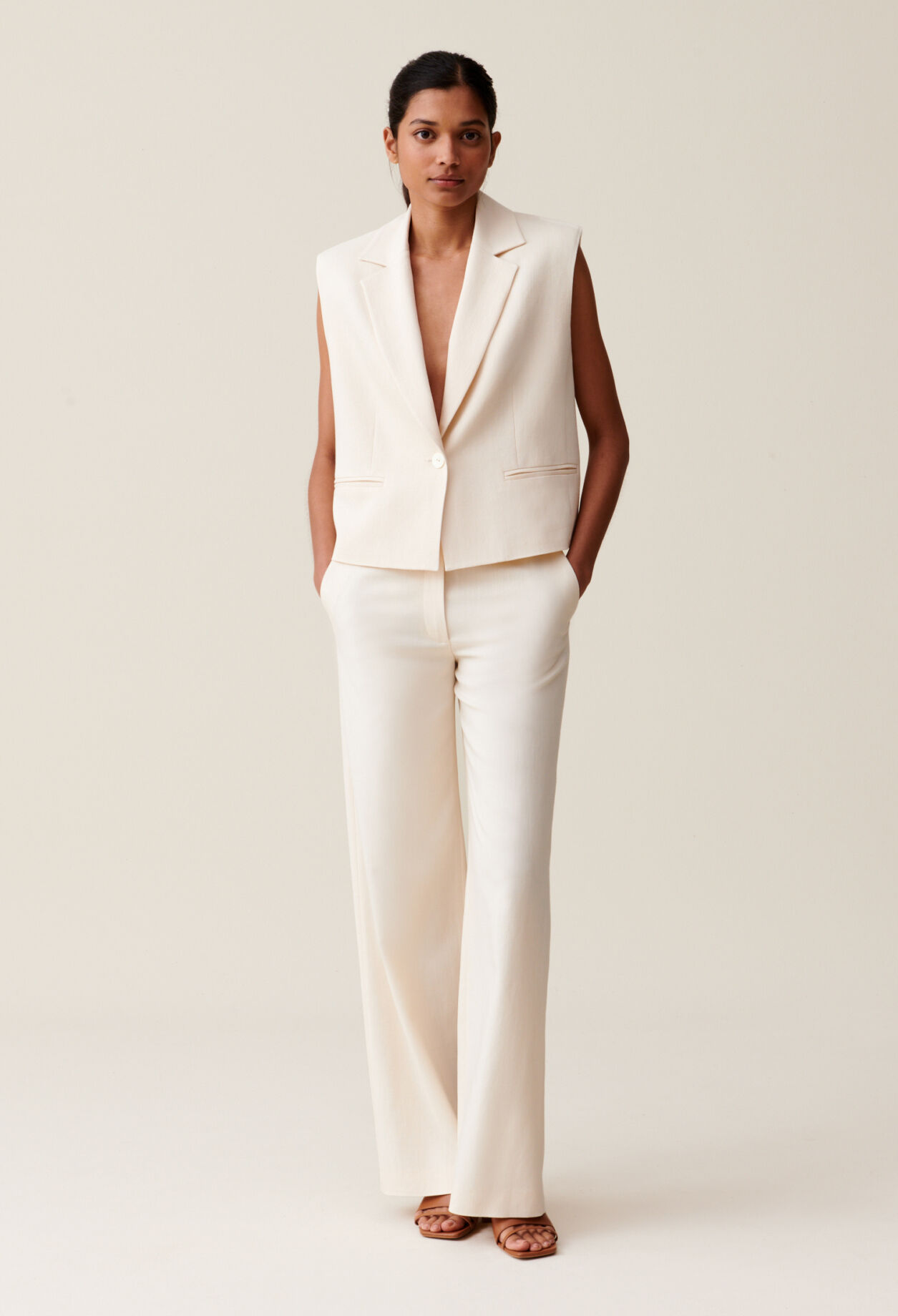 Ivory Tailored Blazer