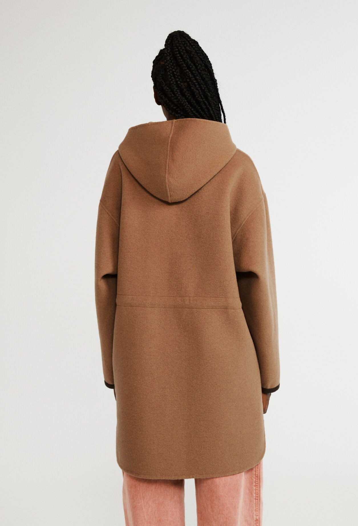 Hooded coat