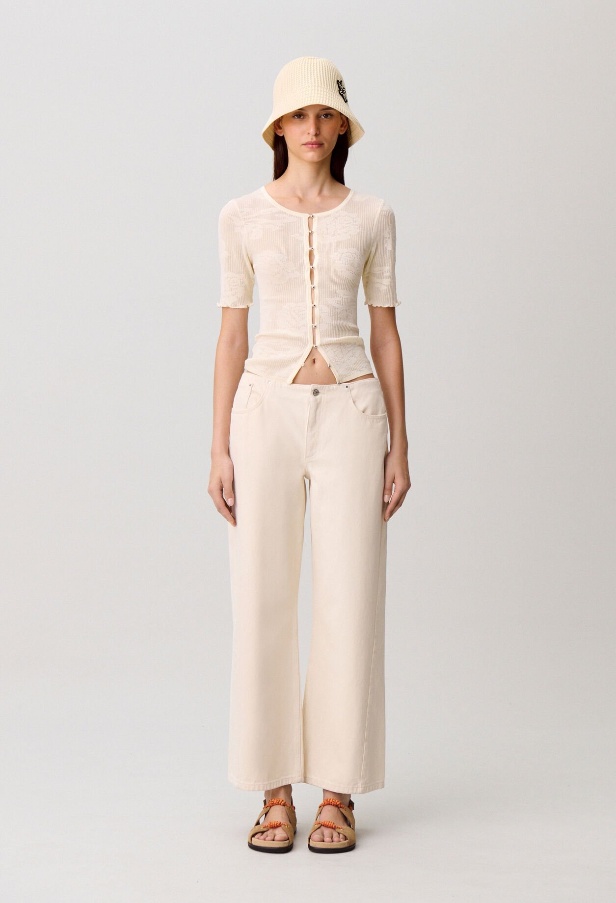 Floral Knit Cardigan