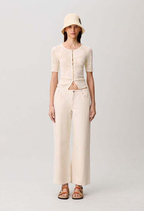 Floral Knit Cardigan