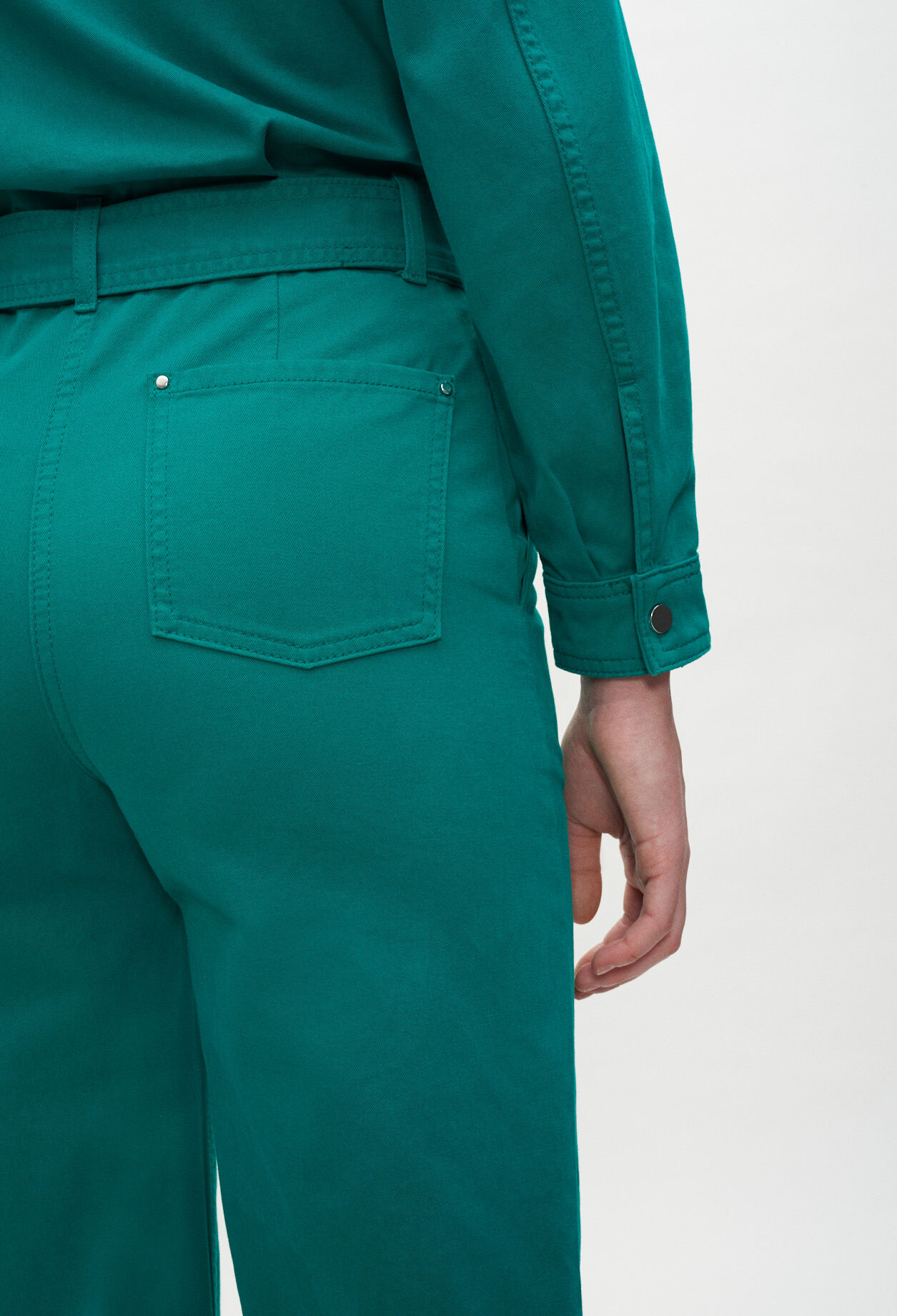 Belted jumpsuit