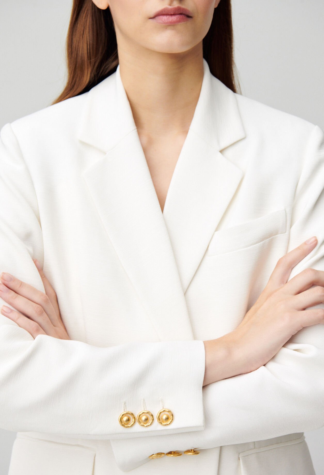 Buttoned blazer