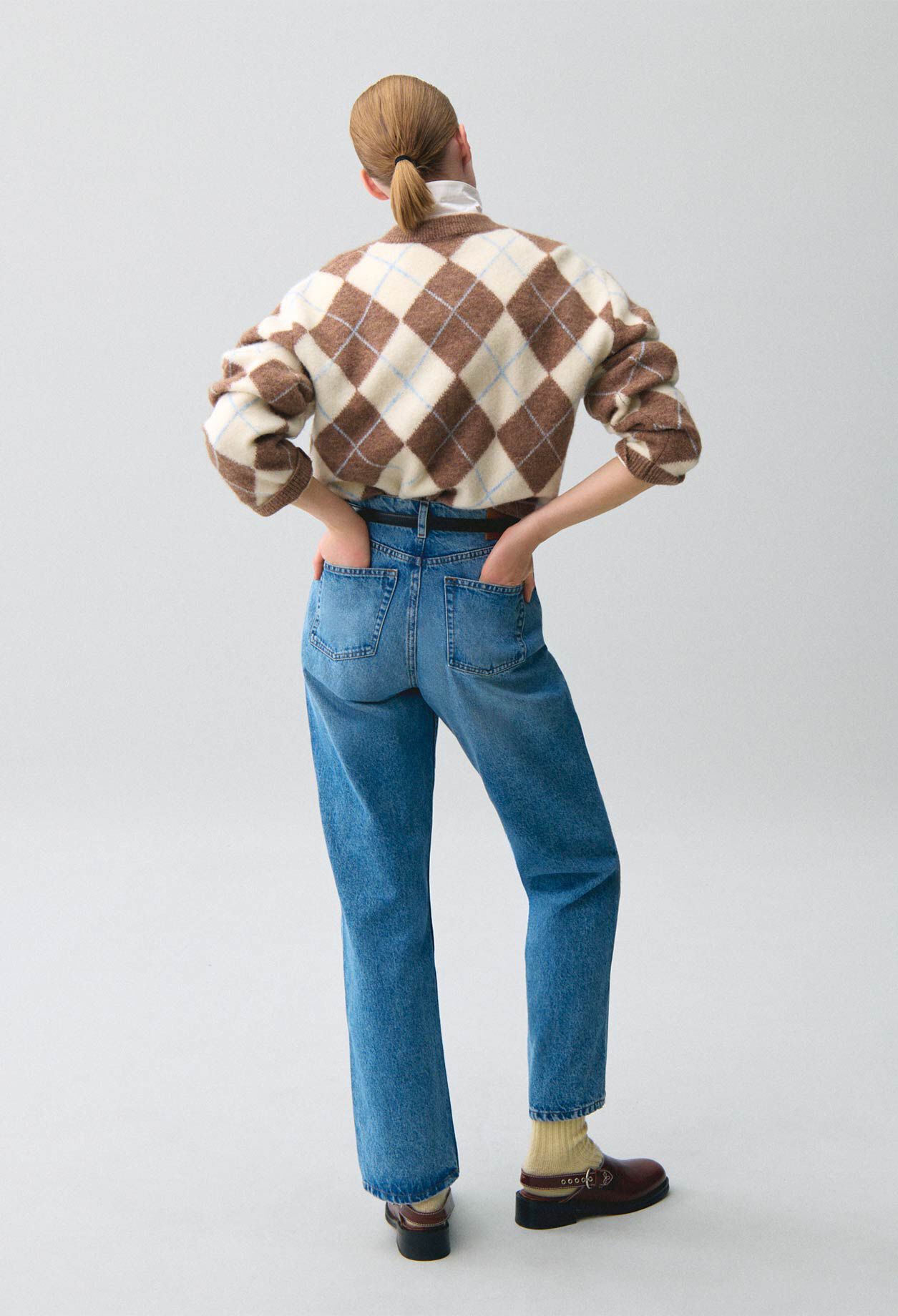 Straight multicoloured jumper