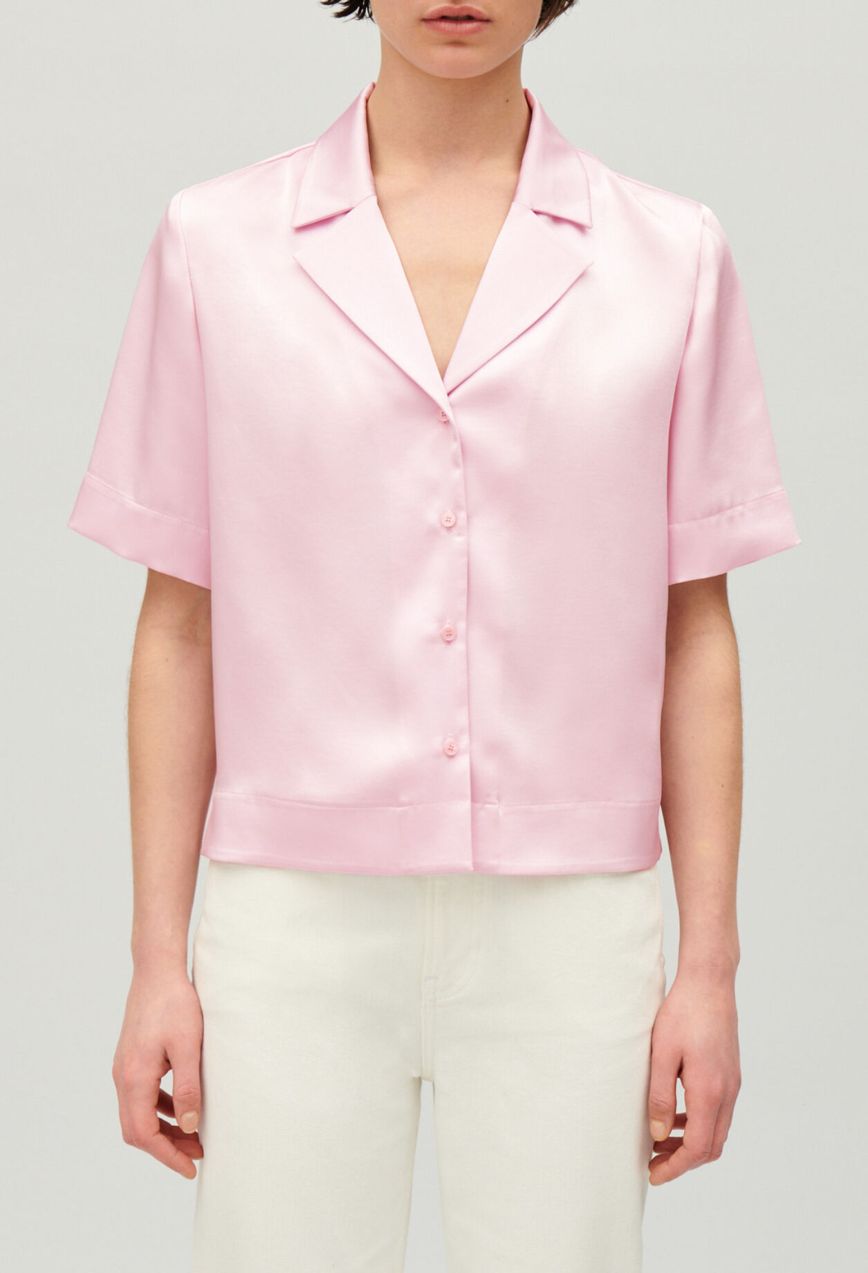 Floaty short-sleeved shirt