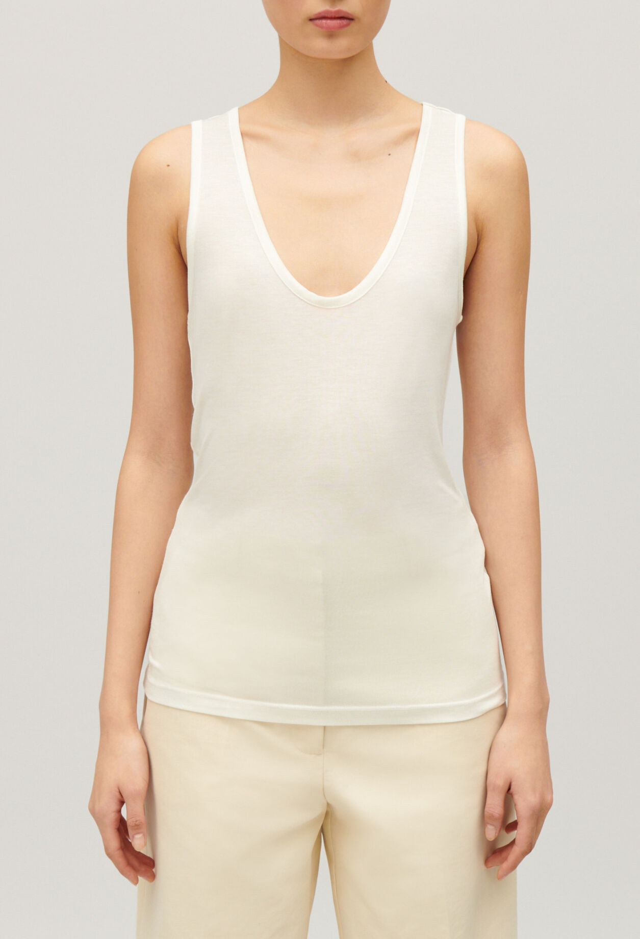 Ecru vest top