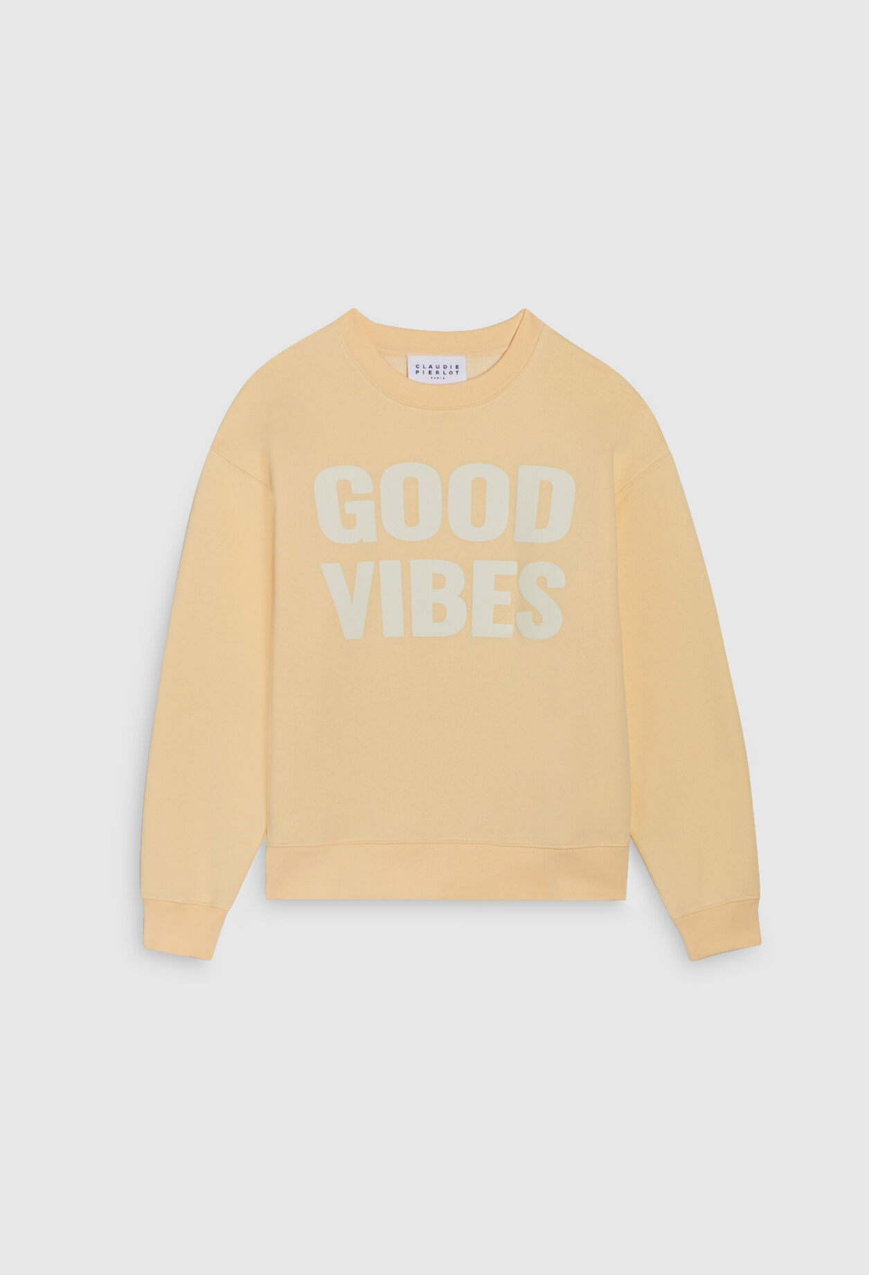 Pale yellow sweatshirt