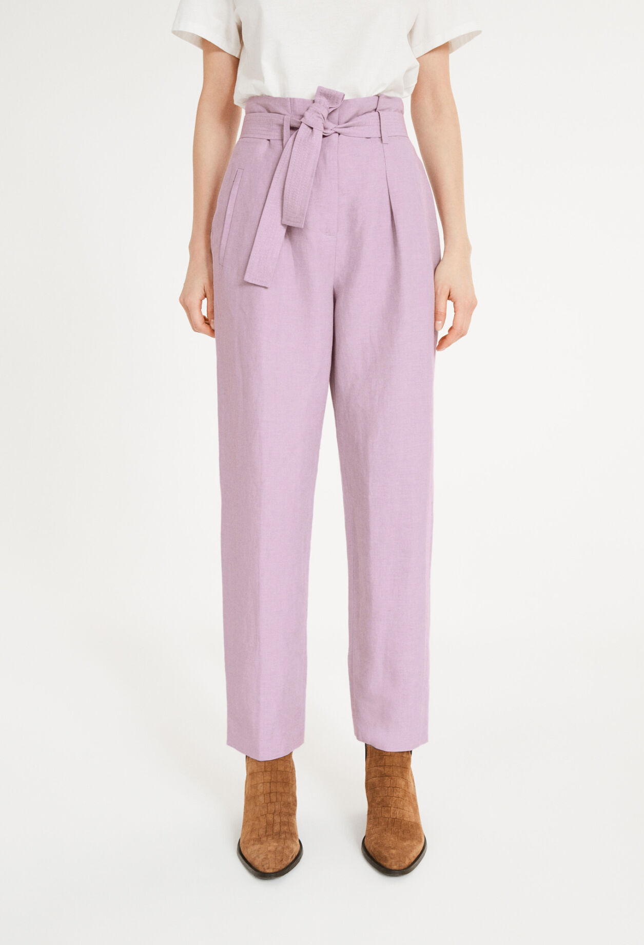 Lilac trousers