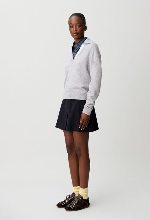 Wool Polo Jumper