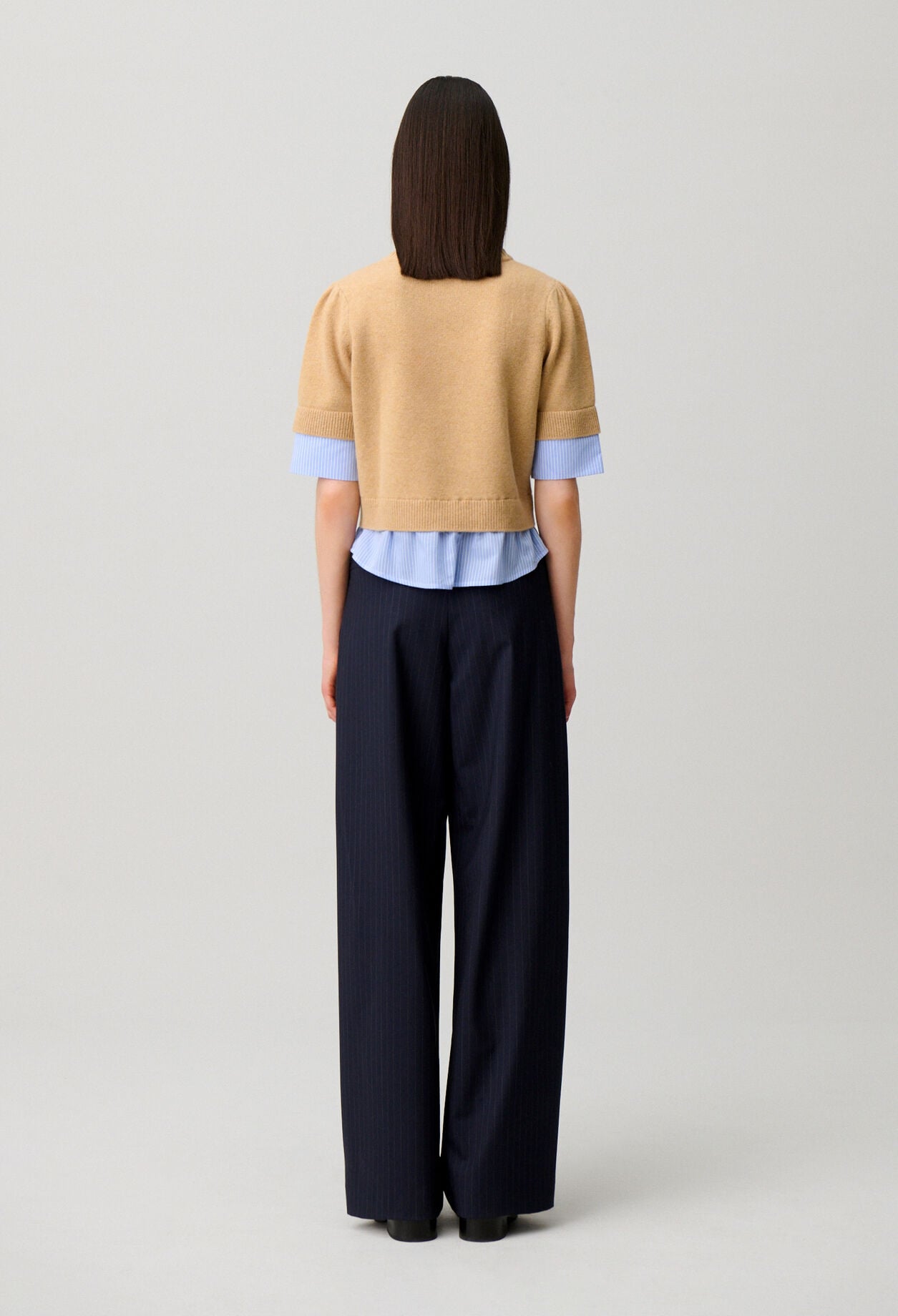 Striped wool jumper