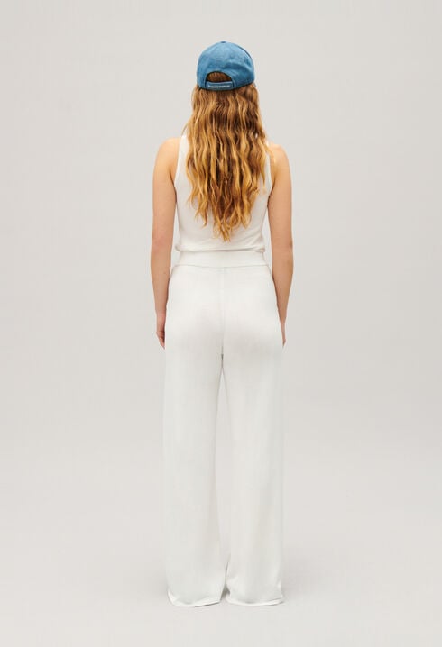 Floaty knit trousers