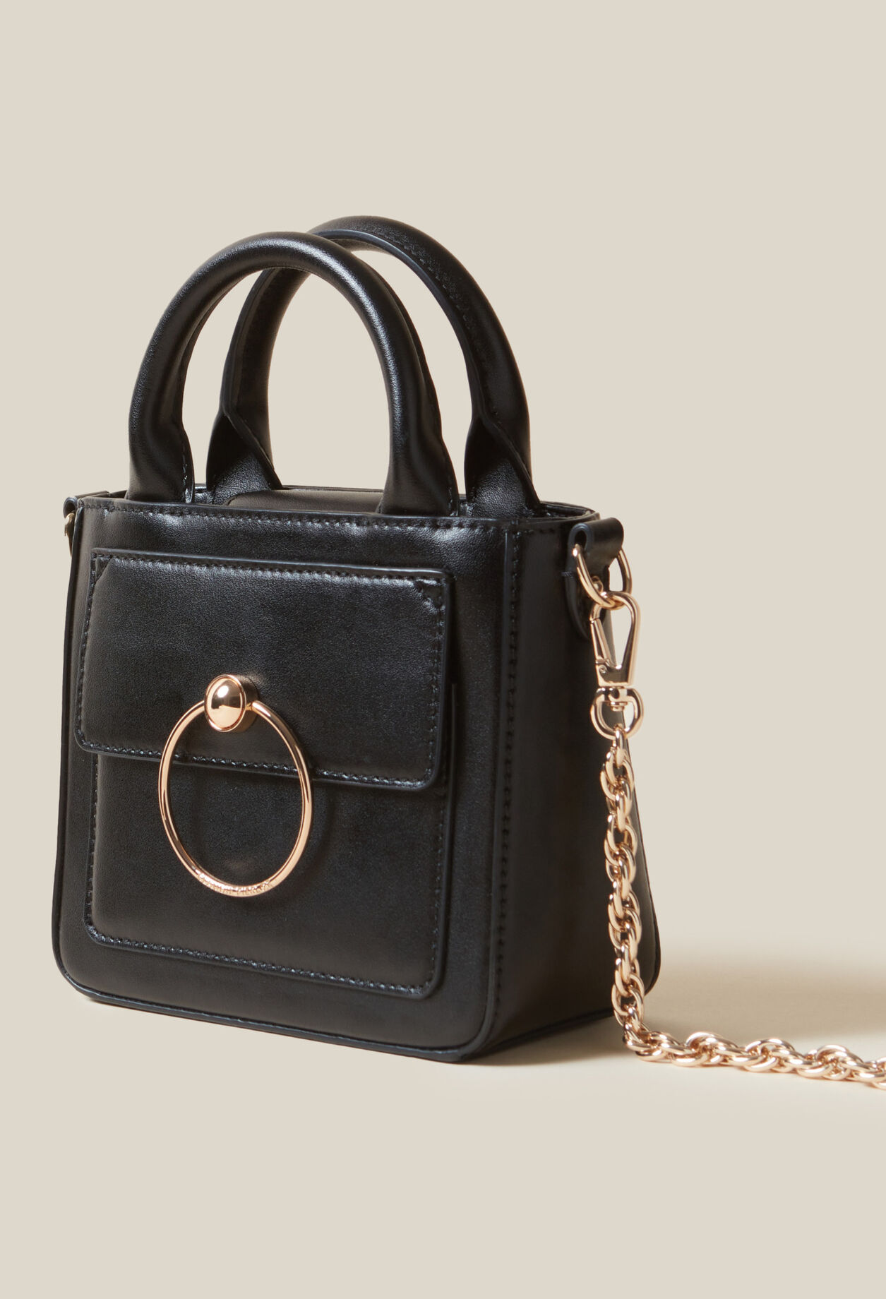 Mini Anouck smooth leather bag