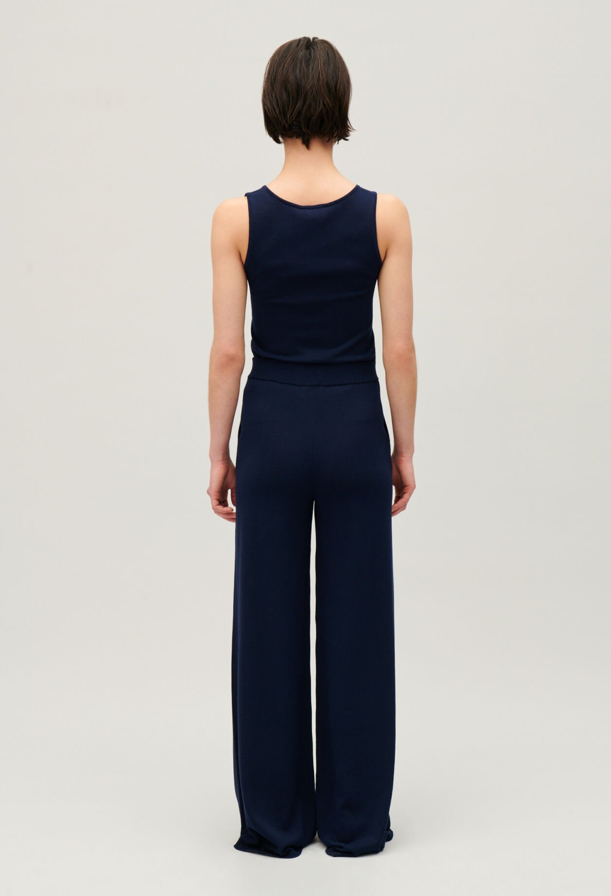 Floaty knit trousers