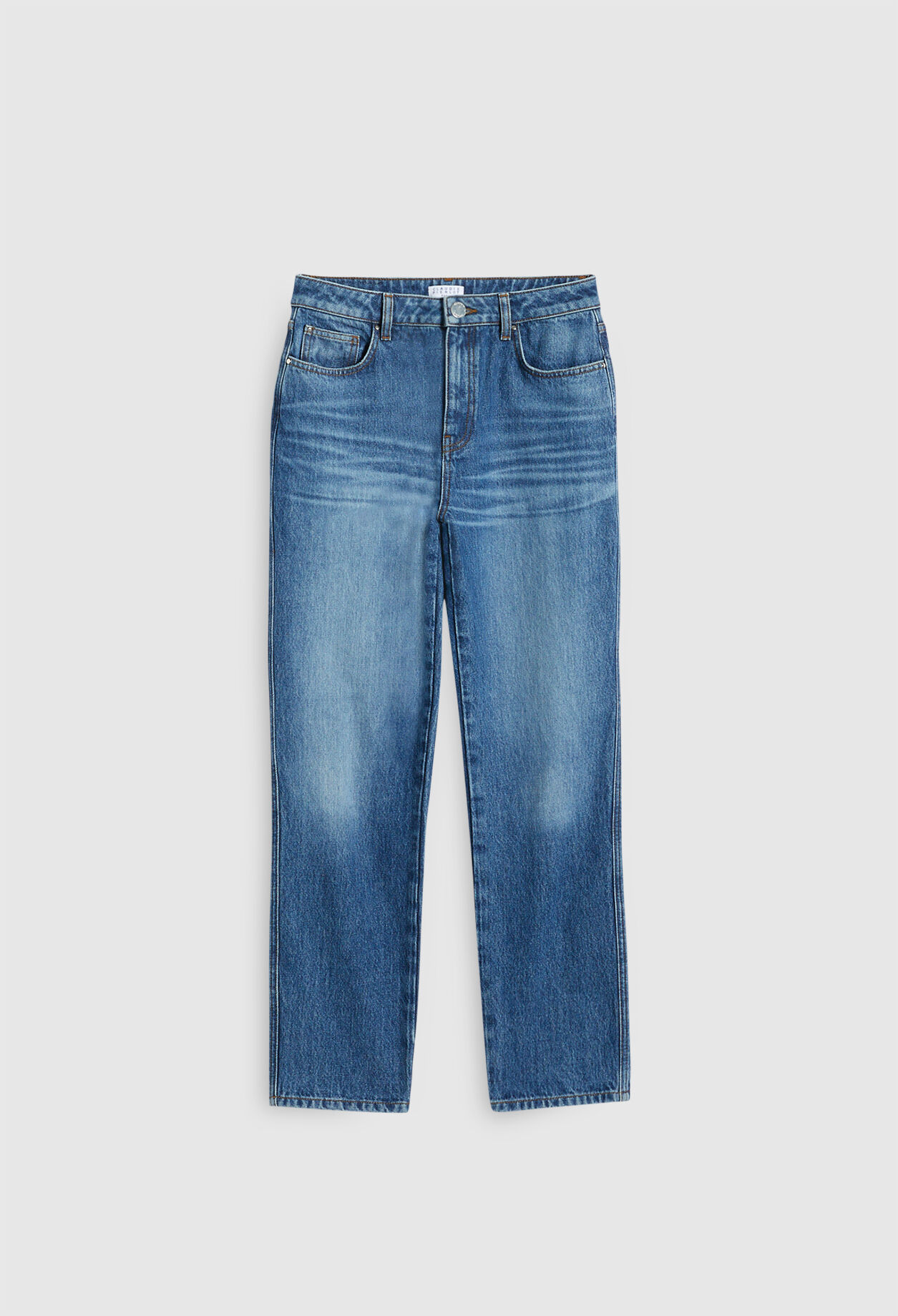 Organic cotton straight fit jeans