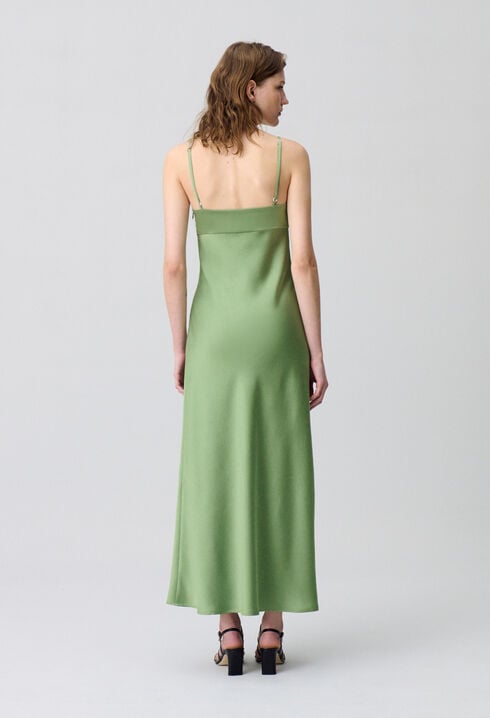 Satin Maxi Dress
