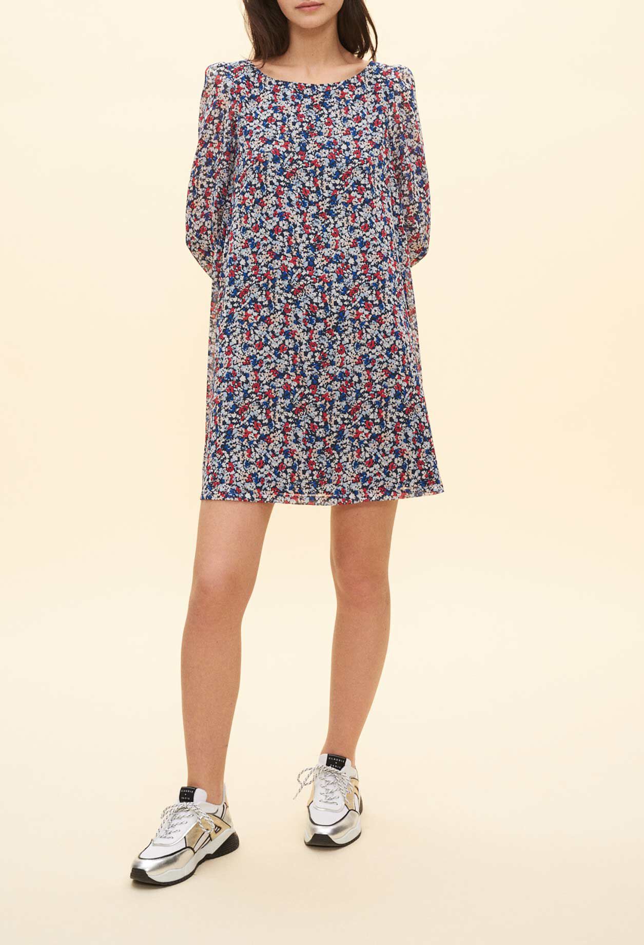 Flowery short dress
