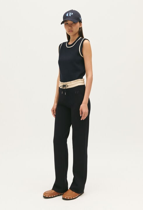 Knit trousers