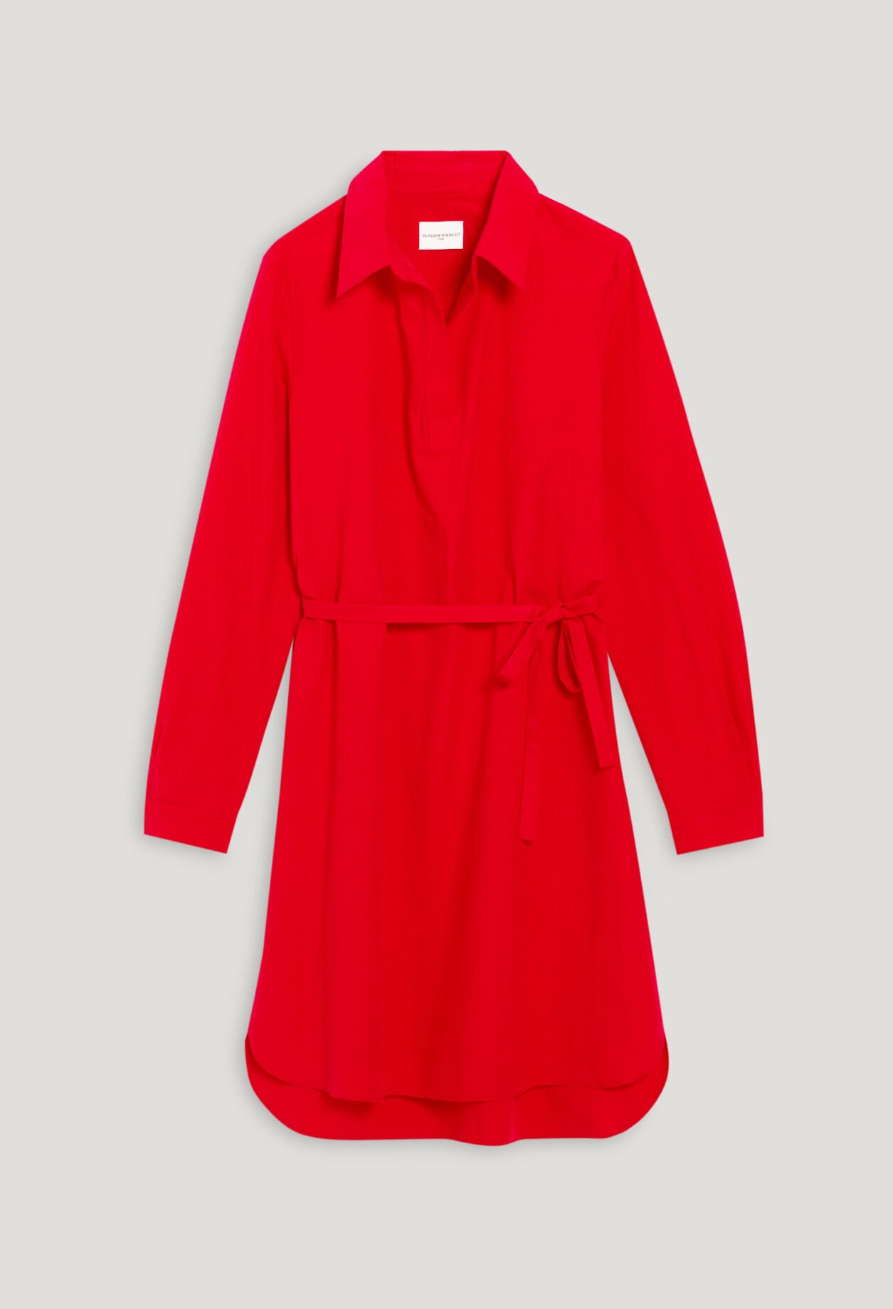 Short polo neck dress