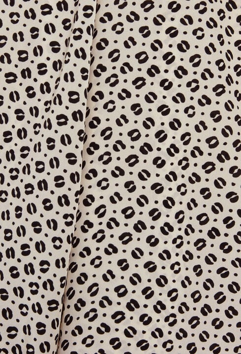 Prted blouse made from